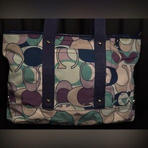 Coach Multicolor Pattern Shoulder Bag